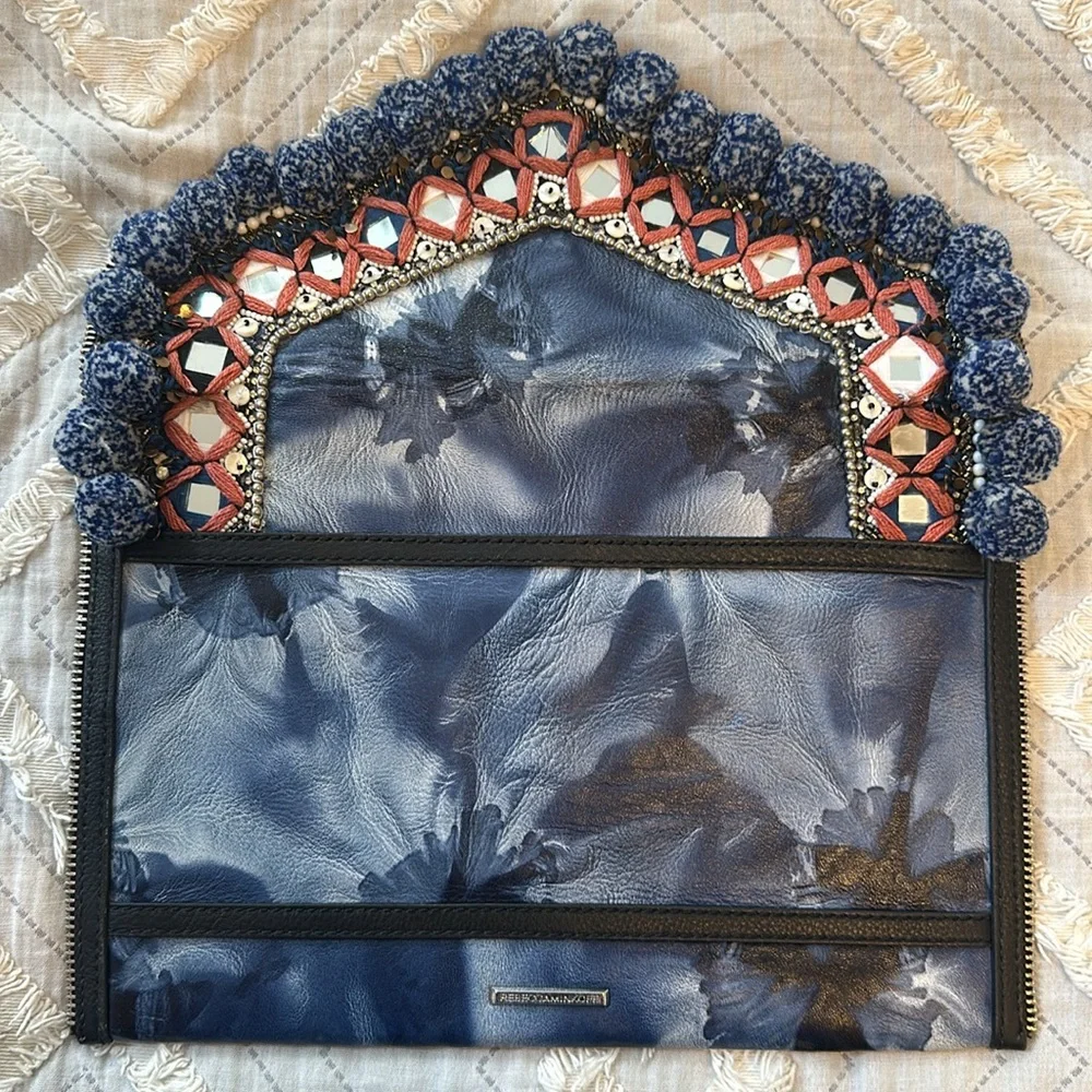 NWOT Rebecca Minkoff Leather Envelope Clutch